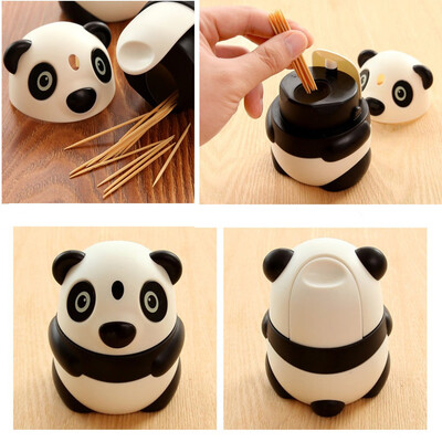

〖Follure〗Creative Automatic Toothpick Cartoon Panda Box Fashion Personality Cute Feature