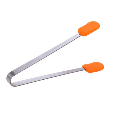 

Mini Stainless Steel Food Tongs Lemon Crystal Sugar Clip Cake Clamp