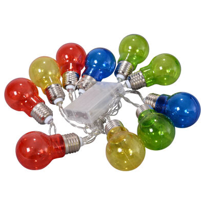 

Christmas LED String Ball Lights Xmas Wedding Party Decor Lamp Colorful Clear-10LED 7FT