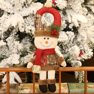 

〖Follure〗Christmas Ornaments Gift Santa Claus Snowman Reindeer Toy Doll Hang Decorations