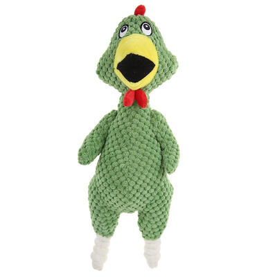 

Cute Pet Dog Chew Toys Plush Animal Chicken Squeak Sound Toy Pets Supplies
