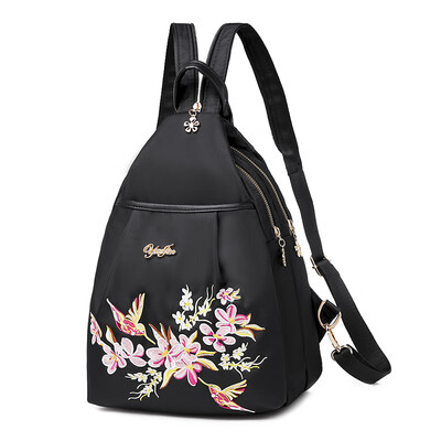 

Fashion Oxford embroidered small backpack national style leisure Mini Backpack ladies shoulder bag