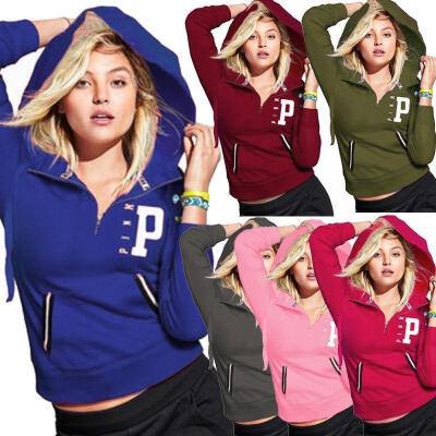 

Women Long Sleeve Hoodie Sweatshirt Sweater Casual Hooded Tops Jumper Pullover