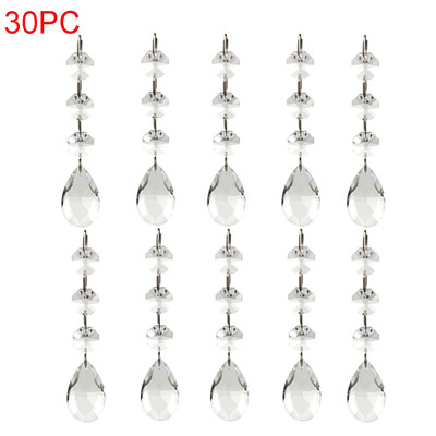 

Gobestart Acrylic Teardrop Clear Beads Pendant Ornaments Crystal Acrylic DIY Decoration
