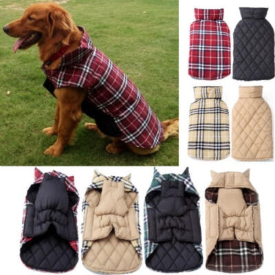 

Winter Warm Padded Dog Clothes Waterproof Pet Coats Vest Jacket for Dogs -XXL