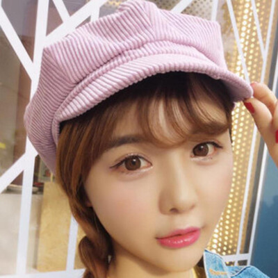 

Ladies Corduroy Beret Newsboy Baseball Cap Women Outdoor Travel Hat