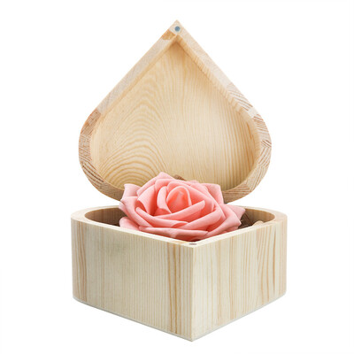 

〖Follure〗Portable Heart Shaped Wooden Storage Box Jewelry Box Wedding Gift Box Organizer