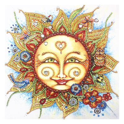 

5D DIY Special Shaped Diamond Painting Sun Cross Stitch Mosaic Craft Kits