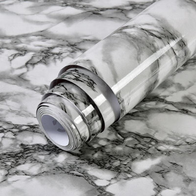 

10m Marble Pattern Water-resistant Moistureproof Removable Self Adhesive Wallpaper Peel & Stick PVC Wall Stickers for Living Room