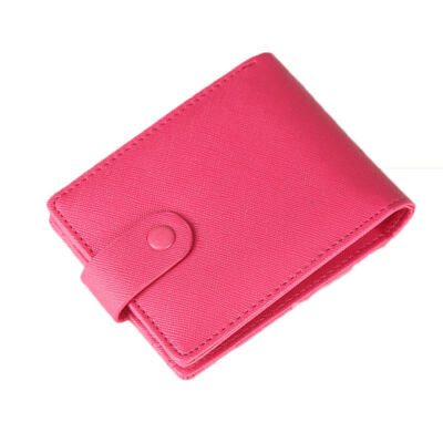 

Women Fashion Bifold Faux Leather Cash Holder Coin Change Purse Short Wallet