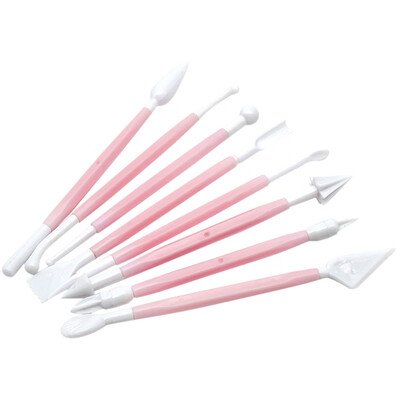 

Siaonvr 8 Pcs Kit sugarcraft Fondant Cake Decorating Modelling Tools Decorations