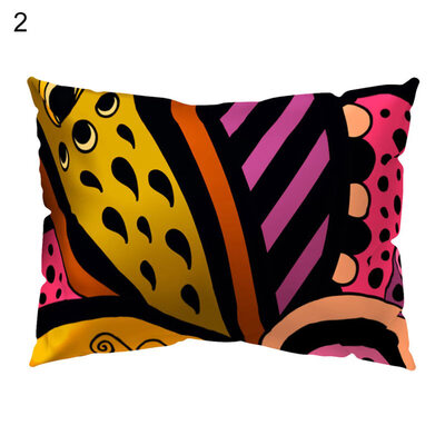 

Colorful Irregular Printed Throw Pillow Case Cushion Cover Sofa Bed Home Decor