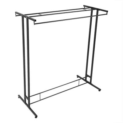 

Greensen Durable Metal Double Rods Home Garment Rack Organizer Commercial Clothes Display ShelfGarment Rack Clothing Rack