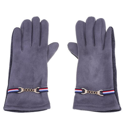 

Women Touch Screen Gloves Winter Suede Ladies Warm Gloves Drivers Gloves
