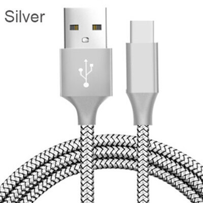 

USB C Cable Fast Charging Cable 1m 3ft 2m 3m 2A Nylon Braided Type C 31 Data Cable for Sumsung Huawei Xiaomi Nubian