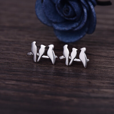 

2017 New Fashion Women Earrings Brushed Geometric Star Stud Earrings for Women Party Gifts e014
