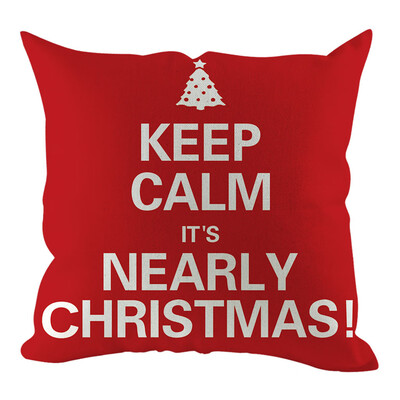 

Siaonvr Christmas Pillow Cover Pillowcases Decorative Sofa Cushion Cover Home Decoration