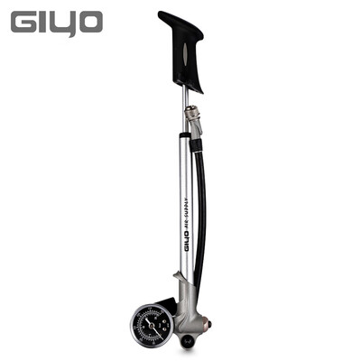 

GIYO GS02D Foldable Shock Pump Air Supply with Lever Gauge 300 psi