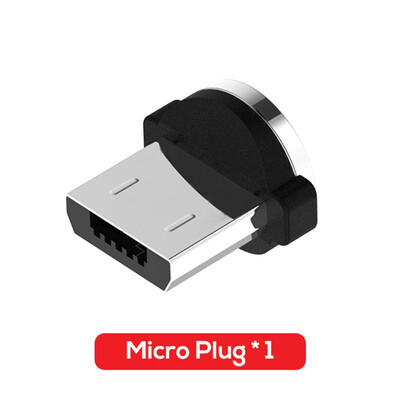 

90 Degree 3 in 1 Led Cable Magnetic Charging Cable for iPhone X 8 7 6 Plus  Nylon Micro USB Cable USB Type-C USB C Cable