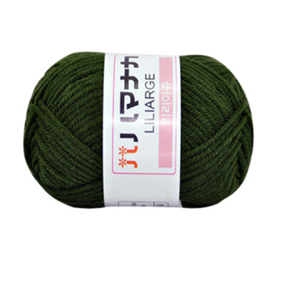 

Gobestart 1PC 25g Chunky Colorful Hand Knitting Milk Cotton Crochet Knitwear Wool A