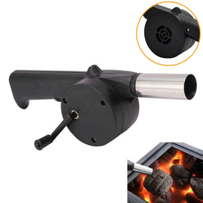 

〖Follure〗Outdoor Bbq Hand Crank Powered Fan Air Blower For Picnic Barbecue Fire Equipment