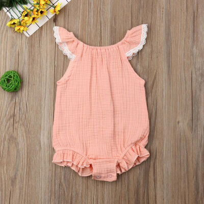 

Cute Infant Baby Girls Romper Bodysuit Babygrow Outfits Summer Clothes 0-24M