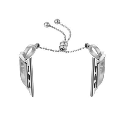 

Metal Watch Band Wrist Strap Bangle wAdjustable Loop for iWatch Series 4