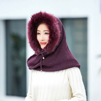 

Cap children winter wool cap cycling around neck cap outdoor cold cap windproof cap knitting cap woman winte