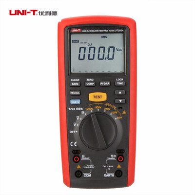 

UNI-T UT505A 1000V Digital Handheld True RMS Megger Insulation Resistance Meter Tester Multimeter Ohm Voltmeter Megohmmeter
