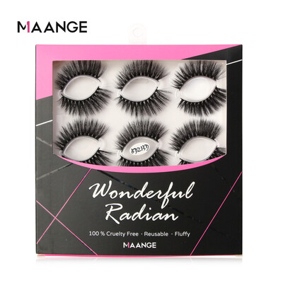 

Gobestart Luxury 9Paire 5D False Lashes Fluffy Strip Eyelashes Long Natural Party Makeup