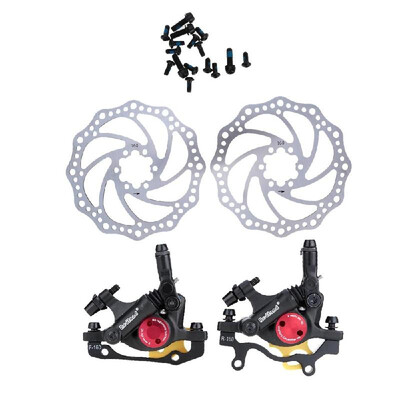

Cable-Actuated Hydraulic Integrated Bicycle Front Rear Disc Brake Set MTB Mountain Bike 160mm Oil Disc Braking Rotor