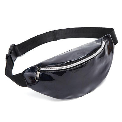 

Geometric Holographic Waist Bags Women Fanny Belt Packs Chest Phone Pouch