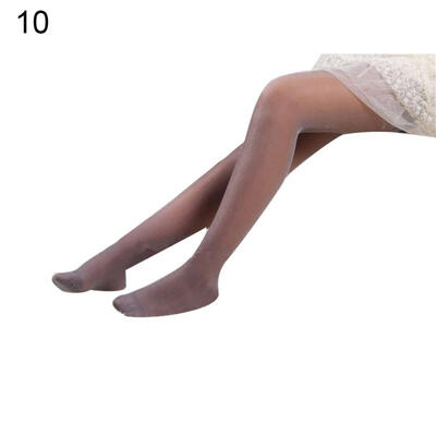 

Sexy Women Sparkly Solid Color Pantyhose Footed Tights Stretchy Long Stockings