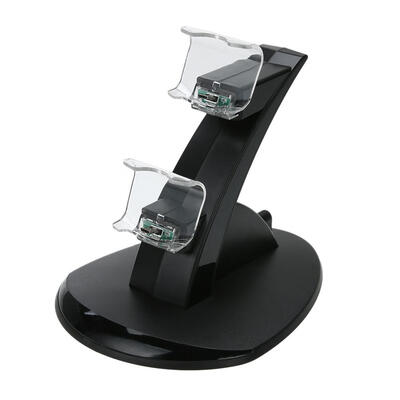

2 USB Handle Fast Charging Dock Station Stand Charger for PS4 Controller