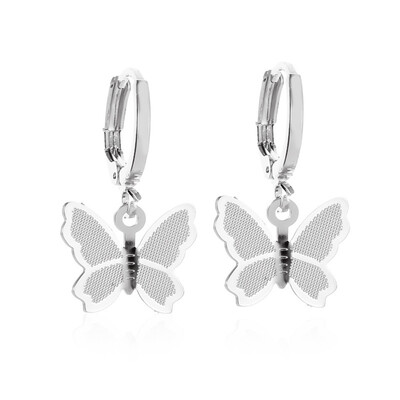 

1Pair Sweet Fashion Women Girls Scrub Butterfly Earrings Jewelry Gifts