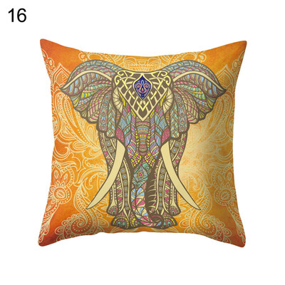 

Elephant Buddha Heart Deer Bus Pillow Case Cushion Cover Sofa Bed Car Cafe Decor