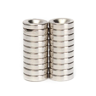 

20PCS Strong Countersunk 12x3mm-Magnets Hole 4mm Rare Earth Neodymium