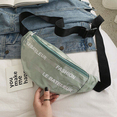 

New small bag female 2019 new sports wind pockets fashion trend chest bag wild insyang gas Messenger bag