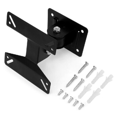 

F01 TV Wall Mount Bracket 14-24 Inch 180 Degrees Tilt & Swivel & Rotation Adjustment Stand Holder Max VESA 100x100mm Durable Steel