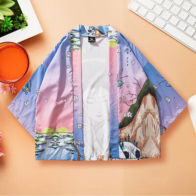 

Toponeto Lovers Fashion Retro Robe Loose National Print Short Sleeve T-Shirt Top Blouse