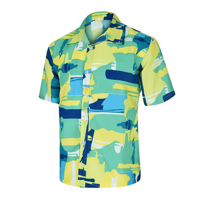 

Tailored Spring&Summer Fashion Couple Personal Printed Short-sleeved Beach Tops