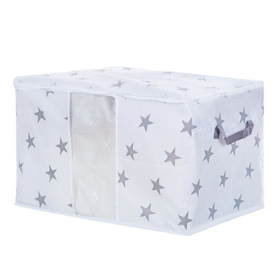 

Siaonvr Foldable Storage Bag Clothes Blanket Quilt Closet Sweater Organizer Box Pouche D