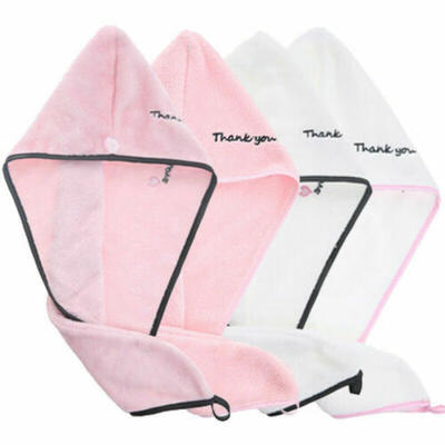

New Microfiber Towel Quick Dry Hair Magic Drying Turban Wrap Hat Cap Bathing Hat