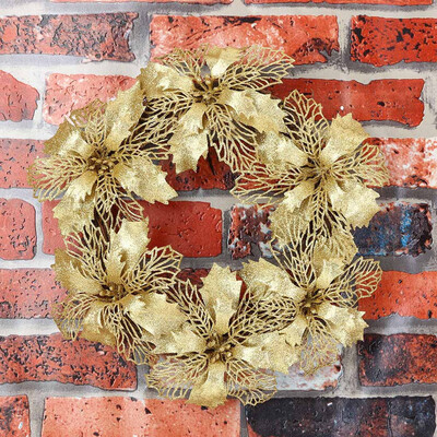 

Tailored Christmas Party Leaf Door Wall Decoration Window Ornament Garland Wreath