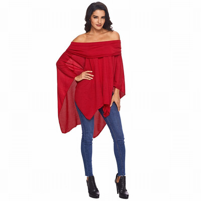 

Solid color collar long sleeve shawl casual shirt jacket womens