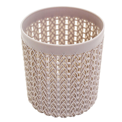 

New Hollow Multi-function Small Pen Holder Small Storage Basket Desktop Debris Handmade Sundries Organizer Basket