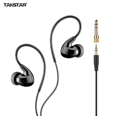

TAKSTAR TS-2260 In Ear Headphones Wired Noise Cancelling Earbuds with 63mm Interface Adapter for Recording Monitoring Music App