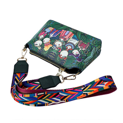 

Tailored Women Forest Girls Pattern Printing Single Shoulder Colorful Straps Handbag