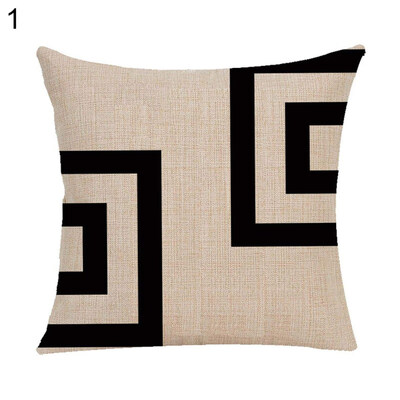 

Striped Seashell Tower Flower Pillow Case Cushion Cover Sofa Bed Car Cafe Decor