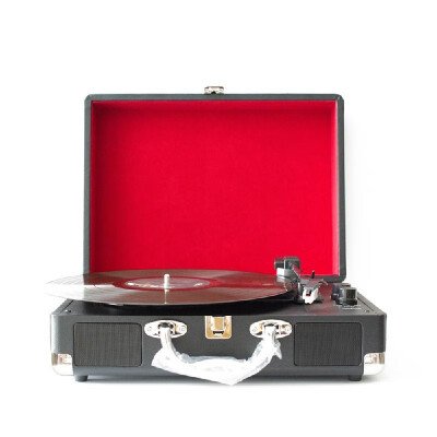 

Retro Record Player 33RPM Antique Gramophone Turntable Disc Vinyl Audio 3-Speed Aux-in Line-out USB DC 5V Gramophones